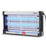 Flowtron Indoor Bug Zapper | 30W Electric Insect Killer with 3000V Non-Clogging Shock Grid | 1000 Sq Ft Coverage Dual UV Light Mosquito Trap for Home, Restaurant, Kitchen, Bedroom, RV