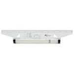 Acurit Rolling Ruler - A Must Have 4-in-1 Tool for Any Artist, Perfect for Illustrations, Drawings, Measurements, Line and Angle Drawing, & More! - Single