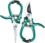 Modern Sprout Gardening Shears & Pruners 2-pack, Lightweight, Durable, One Size (Ocean)