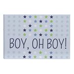 Malden 7070-16 Designs Boy Oh Boy Baby Brag Book, 1-Up, 40-4 X 6, Blue