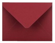 Accuprints Maroon Envelopes Pack of 25 (5 x 7) inches | Unique design Texture Hand made envelopes for wedding/party/office use/gift | Size 5 X 7 inches (Maroon, Pack of 25)