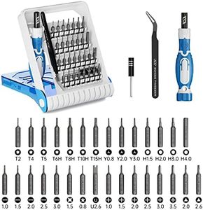 Small Precision Screwdriver Kit,JAKEMY 33 in 1 Professional Electronics Repair Tool Kit with 30 Bits Magnetic Driver Kit Laptop Screwdriver Kit for Tablet,Macbook,PC,iPhone,Xbox,Console,Watch,Toys