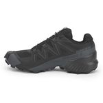 Salomon mens Speedcross 5 Trail Running, Black/Black/Phantom, 10.5 US