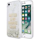 Kate Spade New York Clear Liquid Glitter Case for iPhone 8 & iPhone 7 - Glitter is My Favorite Color (Gold)