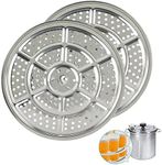 FONLLAM 2Pack Stainless Steel Canner Rack - 11-Inch Pressure Cooker Rack for Pressure Canner - Compatible with Presto, All-American and More