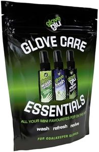 gloveglu Glove Care Essentials - Wash, Fresh & Grip Spray for Goalkeeper Gloves, Soccer & Football Gloves, Youth & Adult Goalie Gloves, Grip Boost & Glove Glue | 3 x 50ml