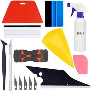 Trabulate zhuohua Car Window Tint Kit, 10 Pcs Window Film Complete Installation Kit Vinyl Wrap Application Tool Kit Professional Window Tint Tools