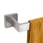 KOKOSIRI 12-Inch Single Towel Bar, Bathroom Kitchen Towel Holder, Wall Mounted SUS304 Stainless Steel Towel Rack, Brushed Nickel, B4003BR-L12