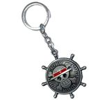 MAPLE Rotating Keychain Spinning Ironman, Spiderman, Batman, Captian America, Superman, Naruto, Doctor Strange Marvel Anime Metal Key Ring Multicolour (Imported) (A14)