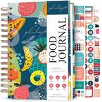 PLANBERRY Food Journal Premium – Nutrition Planner – Diet & Calorie Tracker – Meal & Exercise Diary – Weight Loss Journal (Fresh Multifruit)