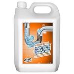 One Chem - Heavy Duty Sink and Drain Unblocker Gel - 5L - Powerful Formula- Drain Opener - Pipe Cleaner - Sink Unblocker