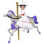 Hallmark Keepsake Christmas Ornament 2024, Disney Mary Poppins 60th Anniversary A Practically Perfect Carousel Ride, Gifts for Disney Fans