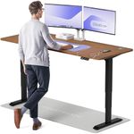 Desktronic HomePro Standing Desk – 200 x 80 cm Height Adjustable Desk with Electric Dual Motor, Touchscreen Controller & Integrated USB/USB-C, 3 Memory Presets