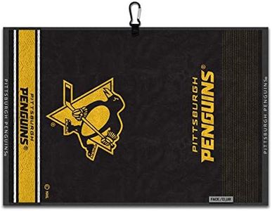 Team Effort Pittsburgh Penguins Face/Club Jacquard Golf Towel