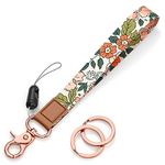 Rimilak Wristlet Keychain, Wrist Lanyard Key Chain for Women Men Car Keys ID Badges Card Wallet Phone Camera