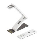 INSWAN INS-Flip 4 4K USB Portable Document Camera/Webcam/Visualiser—13MP Ultra HD, Foldable Design, Auto Focus, Mic, LED, Compatible with Mac OS, Windows, iPad, Chromebook for Distance Learning