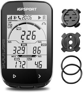 iGPSPORT BSC100S GPS Bike Computer Wireless, 2.6 inch LCD Display 40H Rechargeable Waterproof Cycling Computer (BSC100S)