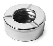 Windproof Ashtray Stainless Steel Ashtray with Lid