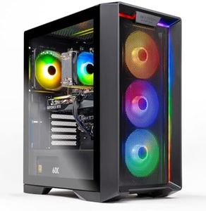 Skytech Nebula Gaming PC Desktop, Ryzen 5 3600 3.6 GHz (4.2GHz Turbo), NVIDIA RTX 3050 6GB, 1TB HDD, 16GB DDR4 RAM 3200, 600W Gold PSU, Wi-Fi, Win 11