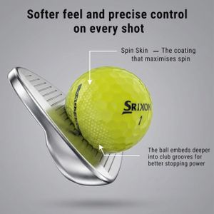 Srixon AD333 Golf Balls, Yellow – 11-Pack
