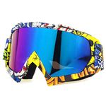 Yunobi Motocross Goggles - Motobike Riding Glasses Goggles Windproof Protective Glasses Motorbike Dirt Bike ATV for Adult and Youth