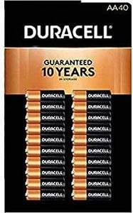 Duracell - CopperTop AA Alkaline Batteries - long lasting, all-purpose Double A battery for household and business - 40 Count