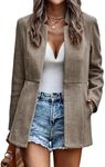 Jhsnjnr Women's Casual Tweed Jacket