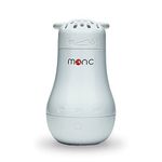 MONC Serenity: an Ideal Accessory for Your Babys Room, 3-in-1 Device, Audio Player, Clock, Audio Player (with 3 preloaded Baby Soothing Melody Tracks) White