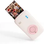 HPRT CP2100 Portable Photo Printer for iPhone & Android, 2 * 3 Instant Color Mini Printer, Bluetooth 5.0, Type-C Charging, Dye-Sublimation Tech, Initial 10 Sheets Included