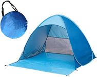 HYGRAD ® Pop Up Portable Beach Canopy Sun Shade Shelter Outdoor Garden Camping Fishing Tent Mesh UK (Blue)