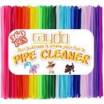 Caydo 360 Pieces Pipe Cleaners 40 Assorted Colored Chenille Stems for Art and Crafts, Children’s Craft Supplies (6 mm x 30 cm)