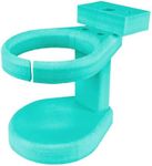 Southern Homewares Adirondack Chair Cup Holder Attachment, Durable Poly Lumber, Adjustable, Ideal For Your Polywood Outdoor Furniture, Teal