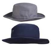 Zacharias Men's Cricket Umpire Hat Pack of 2 Dark Grey & Navy Blue