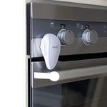 BeeGo® Baby Proofing Oven Lock : 1pc White Child Oven Lock for Oven Doors - No Tools or Drills Needed. Ensure Kitchen Safety with The BeeGo Oven Lock, Featuring a Baby Oven Lock Guard for Oven Safety