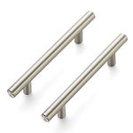 Ravinte 10 Pack 6 inch Cabinet Pulls Brushed Nickel Stainless Steel Kitchen Cupboard Handles Cabinet Handles, 3.75 inch Hole Center