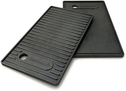 barbecook Piastra Universale per Barbecue a Gas, Piastra in Ferro Fuso, Accessori per Barbecue, 43x21cm