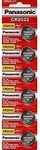 Panasonic CR2032 Battery Lithium cr-2032 3V Coin Cell pack of 6 batteries"panasonic brand name batteries" exp. date 2022