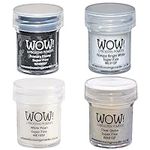 Wow! Embossing Powder Black and Whi