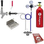 Kegco Door Mount Kegerator Conversion Kit, Single Faucet, None