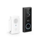 eufy Security Video Doorbell Wireless C210 (S200) Battery Kit with Chime, Wi-Fi Connectivity, 1080p Resolution, No Monthly Fee, 120-Day Battery, AI Detection, 2-Way Audio Wire-Free Doorbell Camera