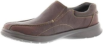 Clarks Men's Cotrell Step Slip-On Loafer, Brown Oily, 11 US