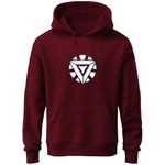 TAANIZLAND Clothing's Avengers Hoodie for Men Trending Best Winter Wear for Mens and Womens | Avengers Logo Edition (in, Alpha, L, Regular, Maroon_0923)