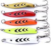 LUCKYMEOW Fishing Spoons Lures for 