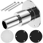 Straight Thru Hull Exhaust Skin Fitting Kit, Stainless Steel Diesel Heater Exhaust Skin Fitting, Fitting 24mm Tube Pipe Socket Hardware for Diesel Parking Heaters (Straight)