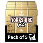 Yorkshire Tea Gold, 80 Tea Bags (Pack of 5, total 400 Teabags)