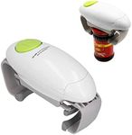 Electric Jar Opener, Automatic Can Opener One‑Button Operating Not Touch with Food for Old Arthritis Weak Hands to Open Round Cans Oval Cans Square Cans