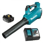 Makita DUB184RT 18V LXT Brushless Cordless Variable Speed Turbo Blower Kit with Battery (5.0 Ah) & Rapid Charger