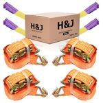 4x Orange Car Trailer Transporter Recovery Straps 2000kg Load Capacity Car Motorcycle Heavy Duty Alloy Wheel Kit