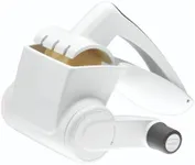 Zyliss Classic Rotary Cheese Grater - NSF Restaurant Certified Handheld Grater - Can be used for Hard Cheese, Chocolate & More - With Comfortable Handle & Easy-to-Clean Drum - White