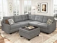 HONBAY Convertible Sectional Sofa w